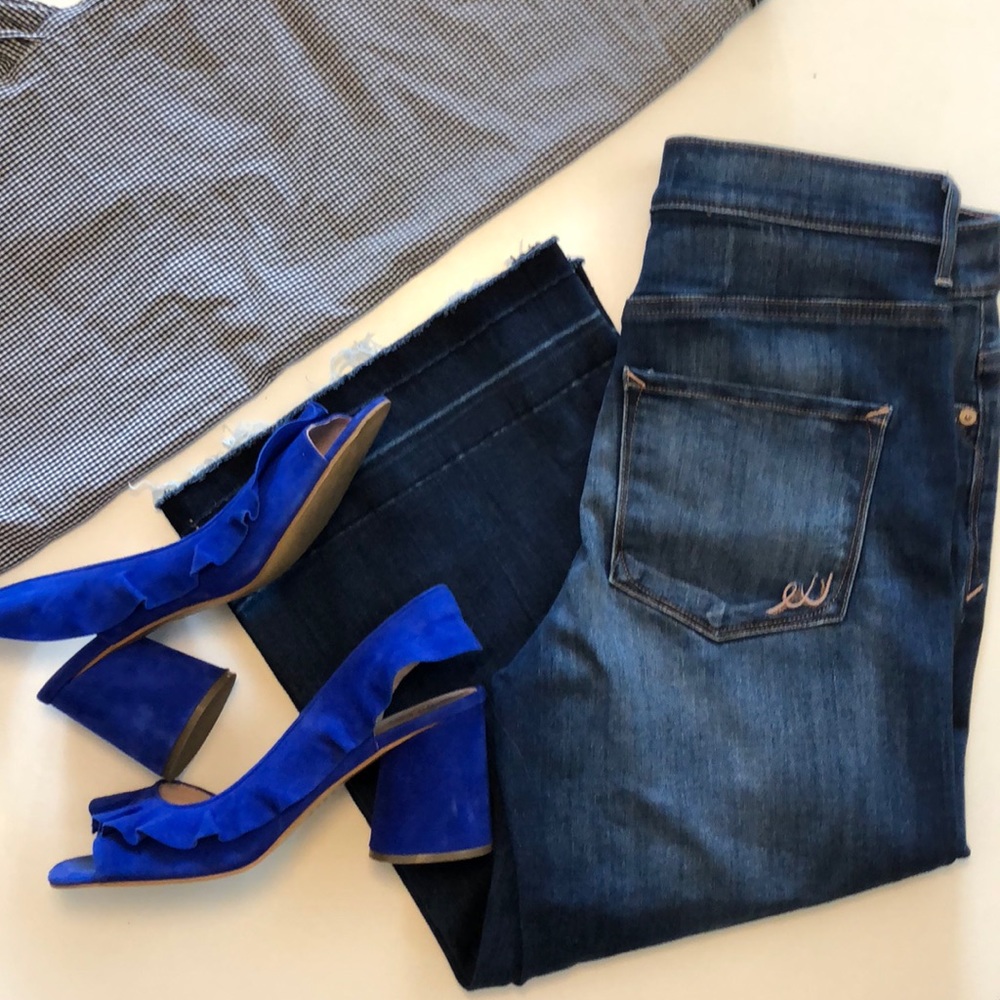 Express denim culottes